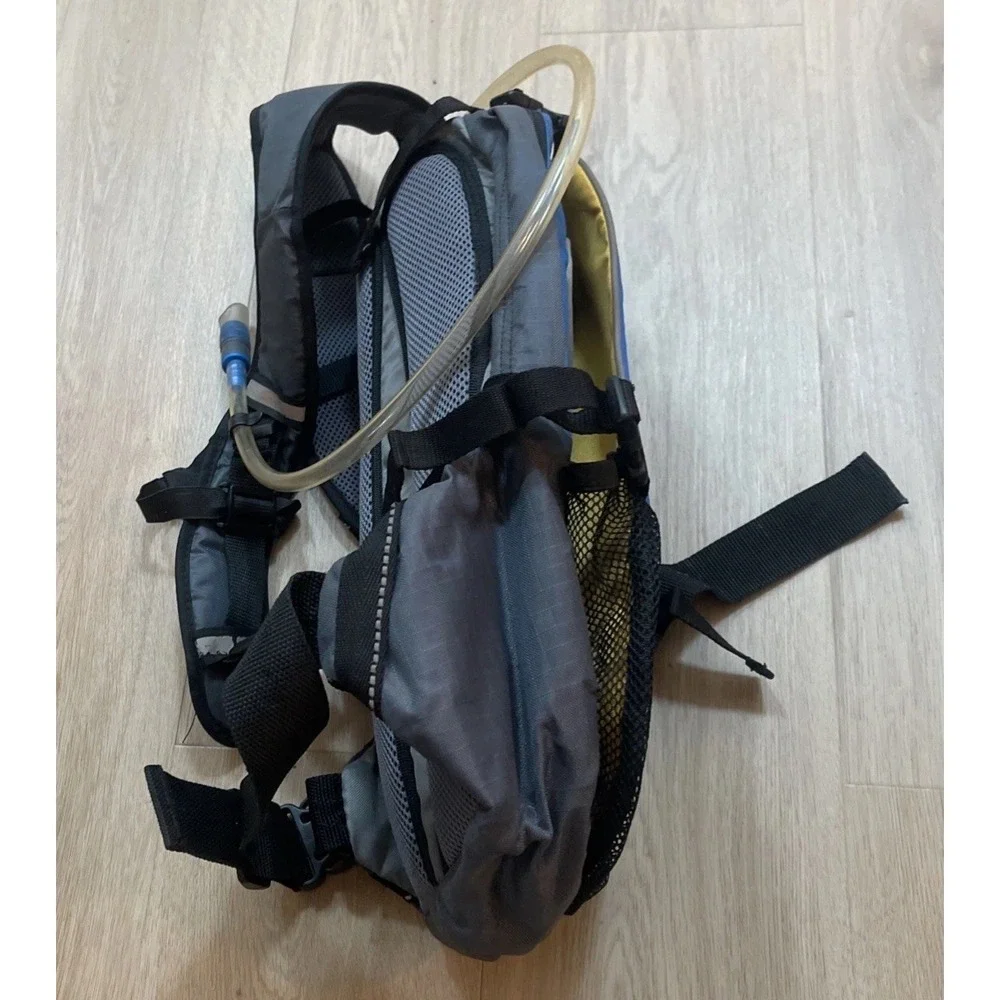 Outdoor Products Hydration Backpack w/ 2L Bladder Hiking Cycling Blue